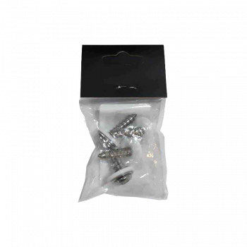 M6 Tornillos Cabeza REDONDA Punta 15mm + ARANDELA Plástico